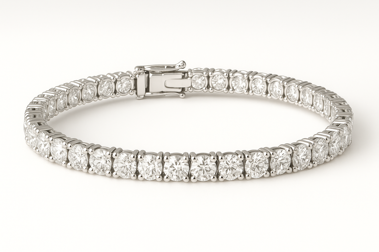 14k Gold Classic Lab Diamond Tennis Bracelet Susan Blake Jewelry