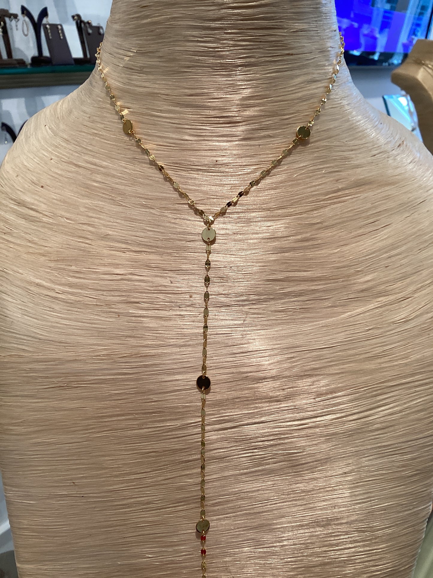 Valentino y necklace with gold discs