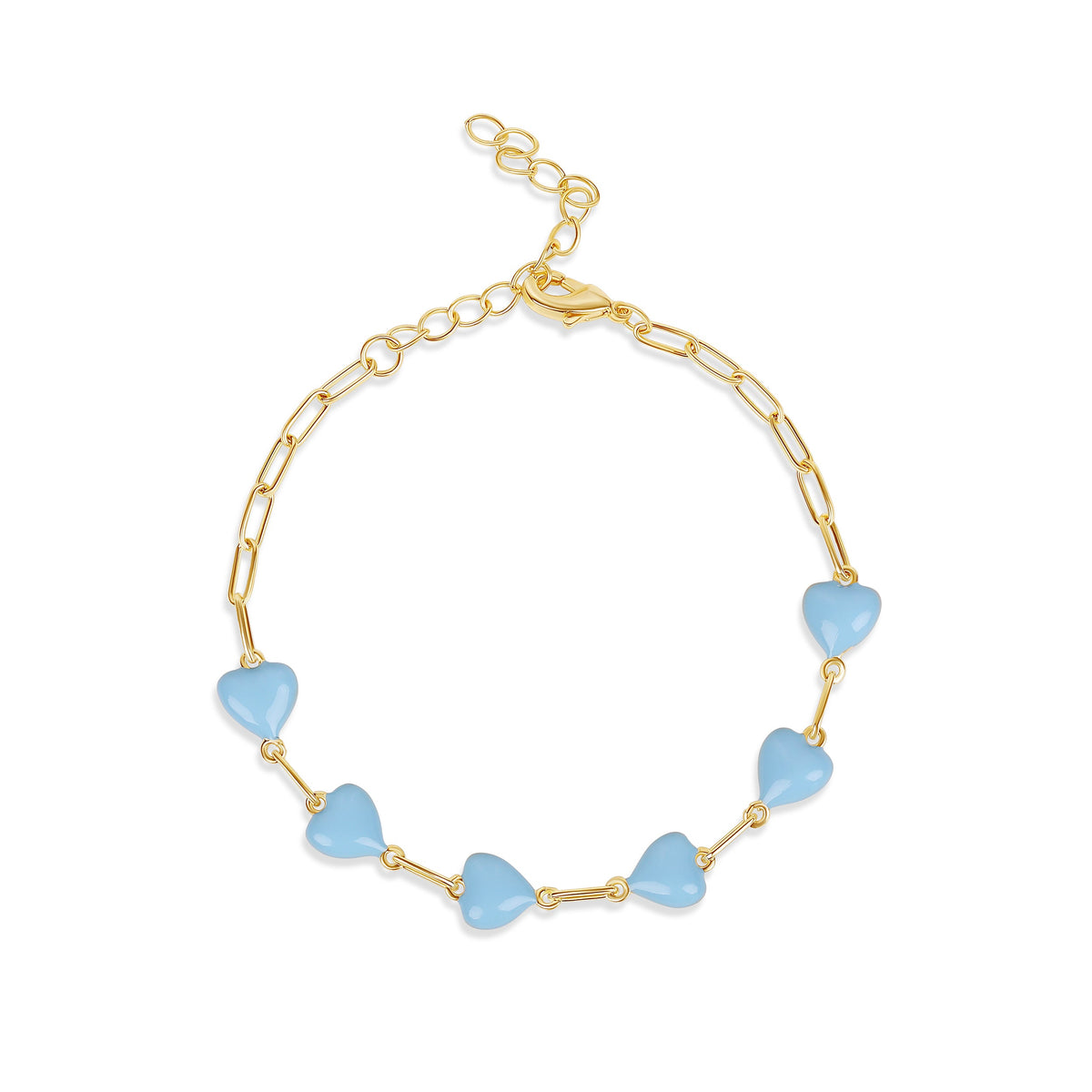 Candy Heart Link Bracelet, alternate view 3