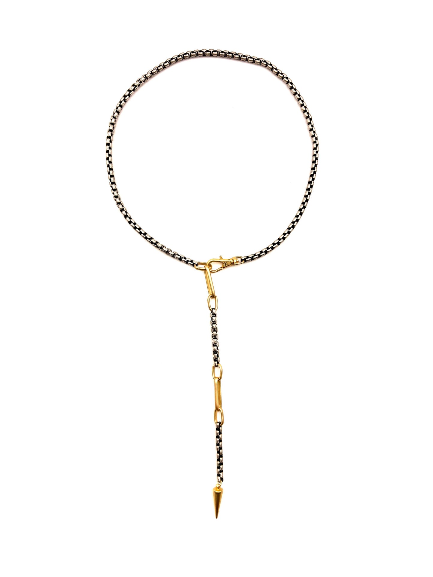 Two-Tone Dagger Lariat