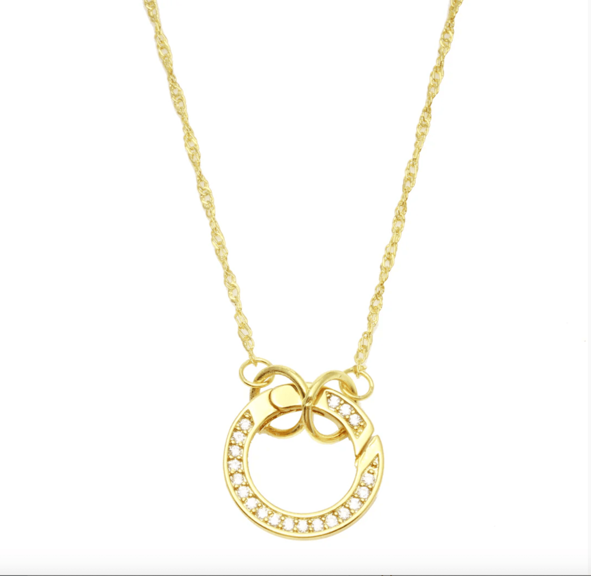 Dainty Push Clasp Chain