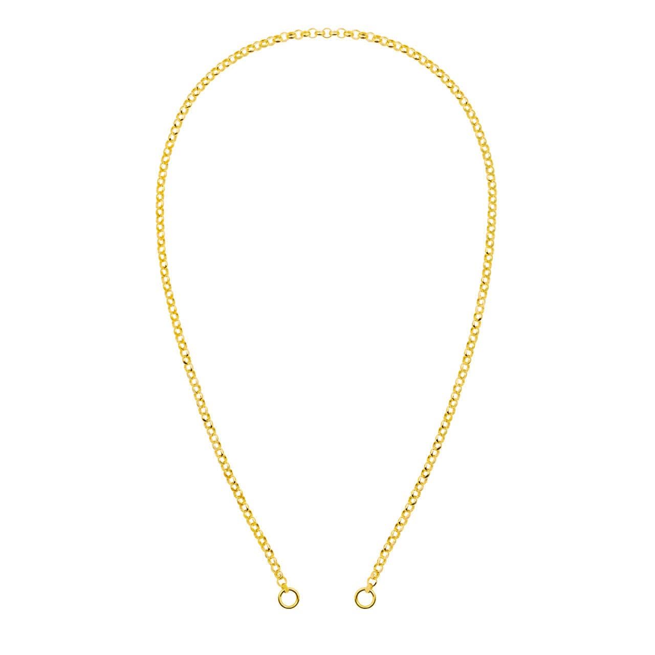 Hollow Rolo Split Chain 20" - Susan Blake Jewelry