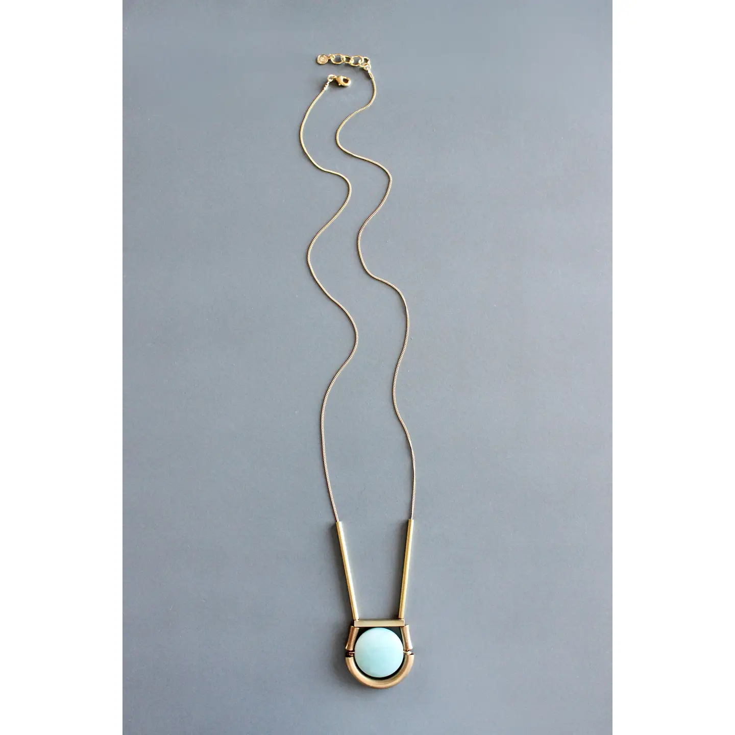 Amazonite Geometric Necklace