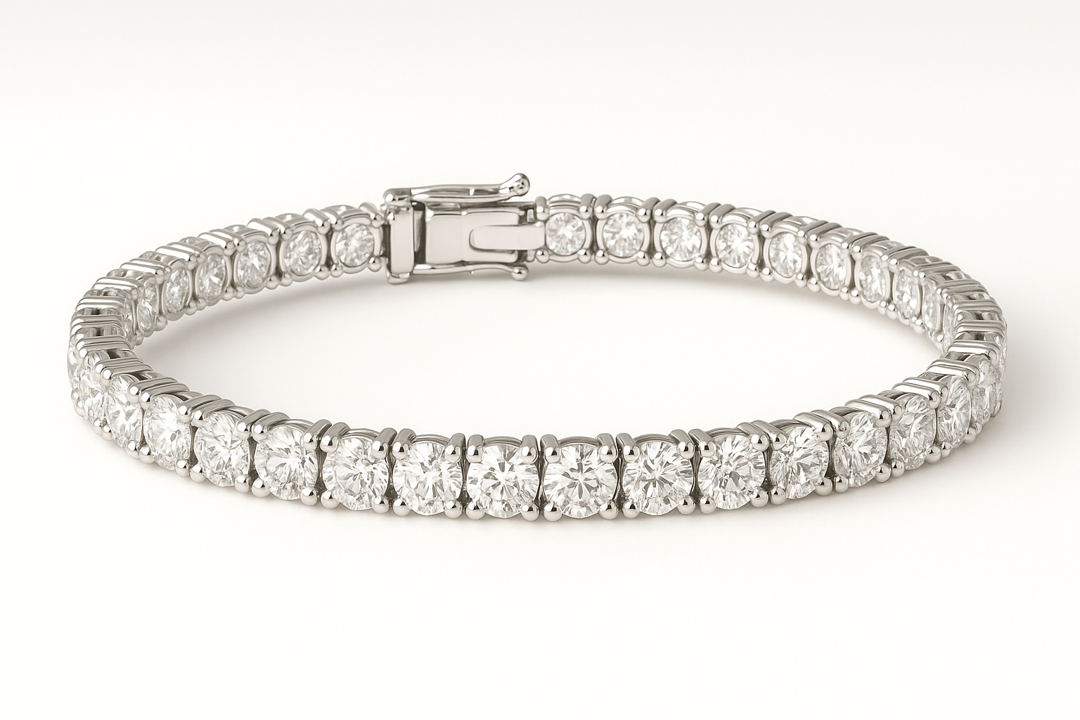 14k Gold Classic Lab Diamond Tennis Bracelet  Susan Blake Jewelry