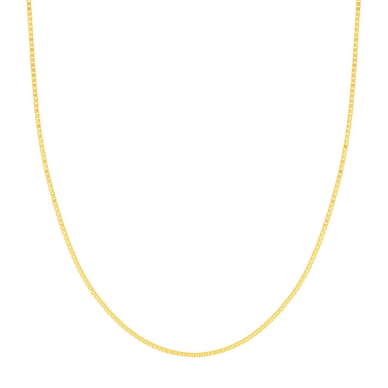 1.2mm Box Chain with Lobster Lock 30in - Susan Blake Jewelry