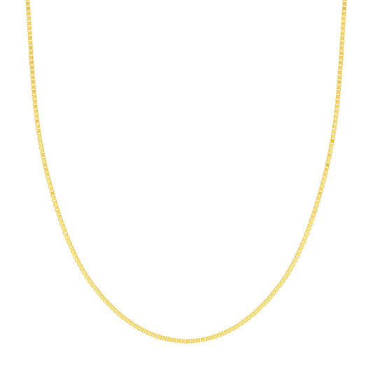 1.2mm Box Chain with Lobster Lock 30in - Susan Blake Jewelry