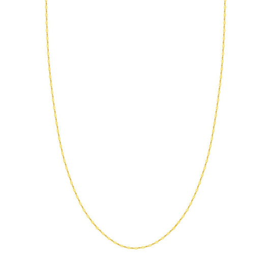 1.45mm Hammered Forzentina Chain - 16" - Susan Blake Jewelry