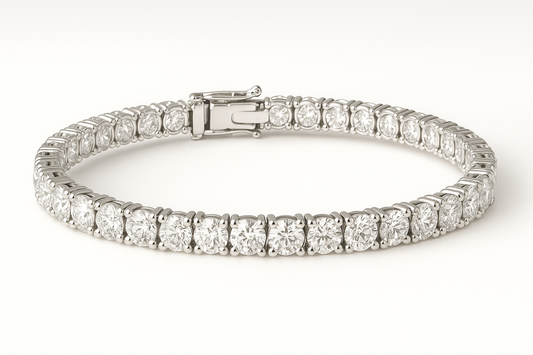 14k Gold Classic Lab Diamond Tennis Bracelet
