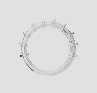 14K Gold Diamond Cage Ring (.70ctw Lab Grown), alternate view 8