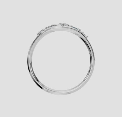 14K Gold Dome Multi-Shape Diamond Ring (.32ctw Lab Grown), alternate view 8