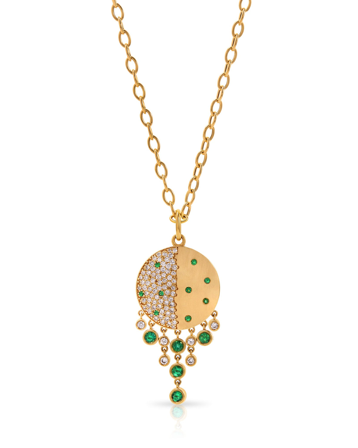 14K Gold Grand Caviar Medallion