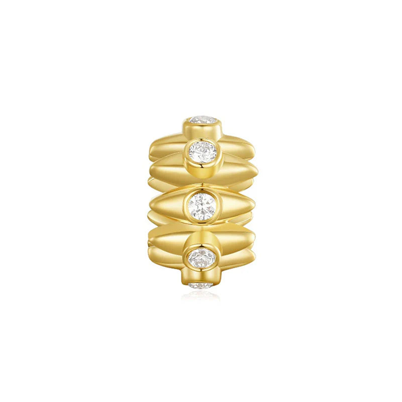 14K Gold Marquise Form Rondelle – 0.15ct, alternate view 2