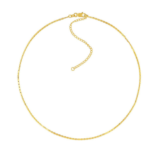 14K Yellow Gold Valentino Choker Chain