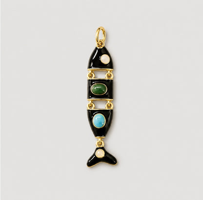 Hinged Sardine Charm