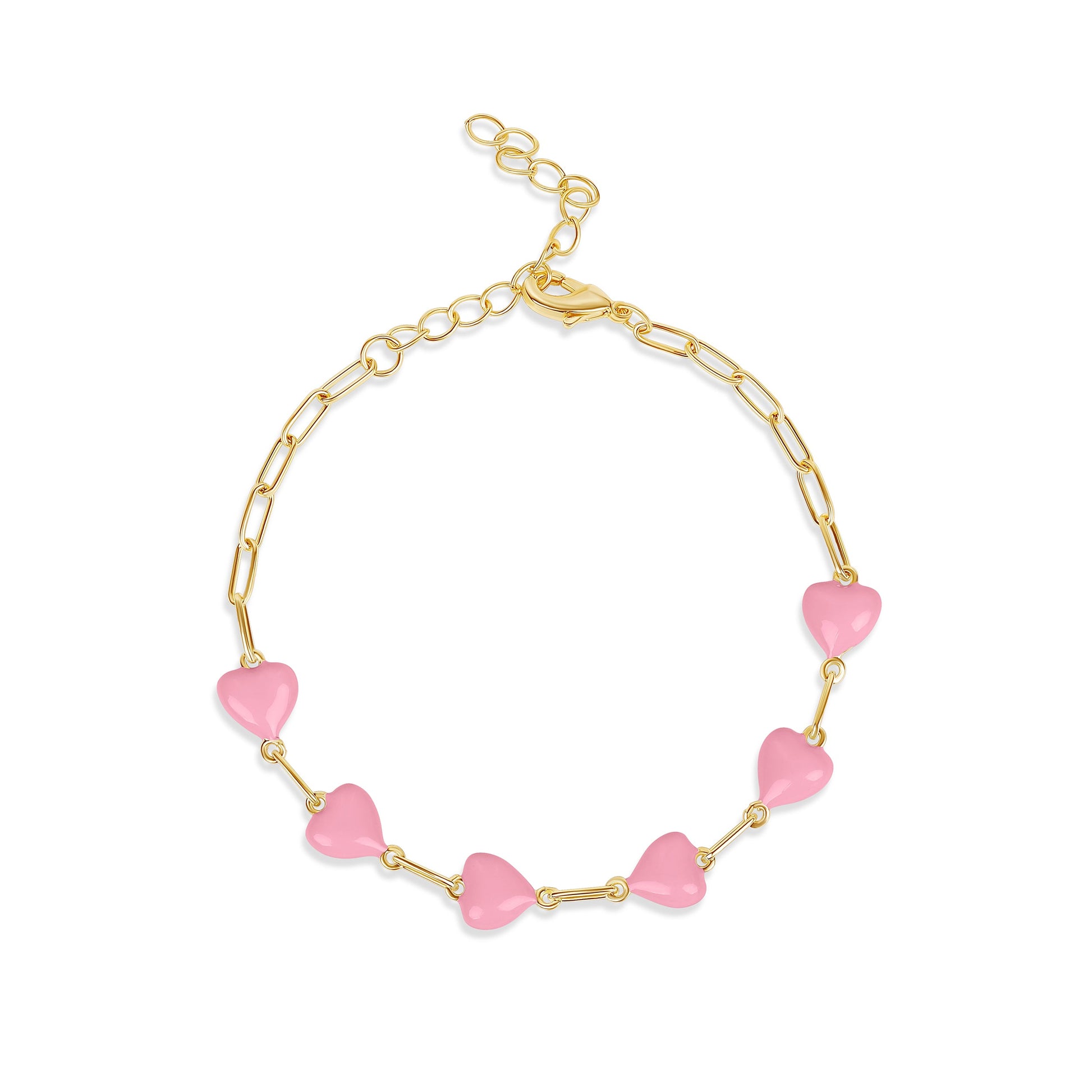 Candy Heart Link Bracelet