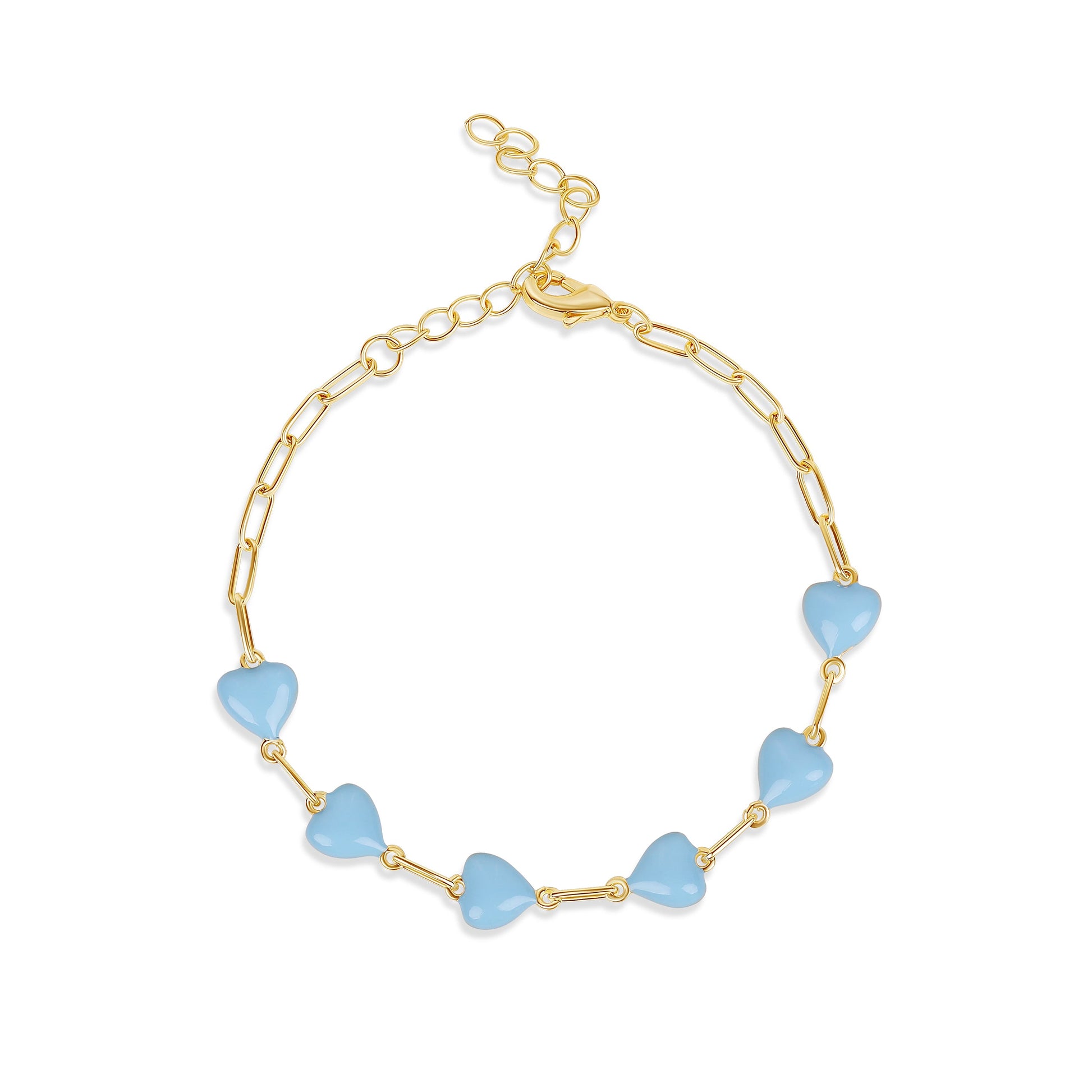 Candy Heart Link Bracelet