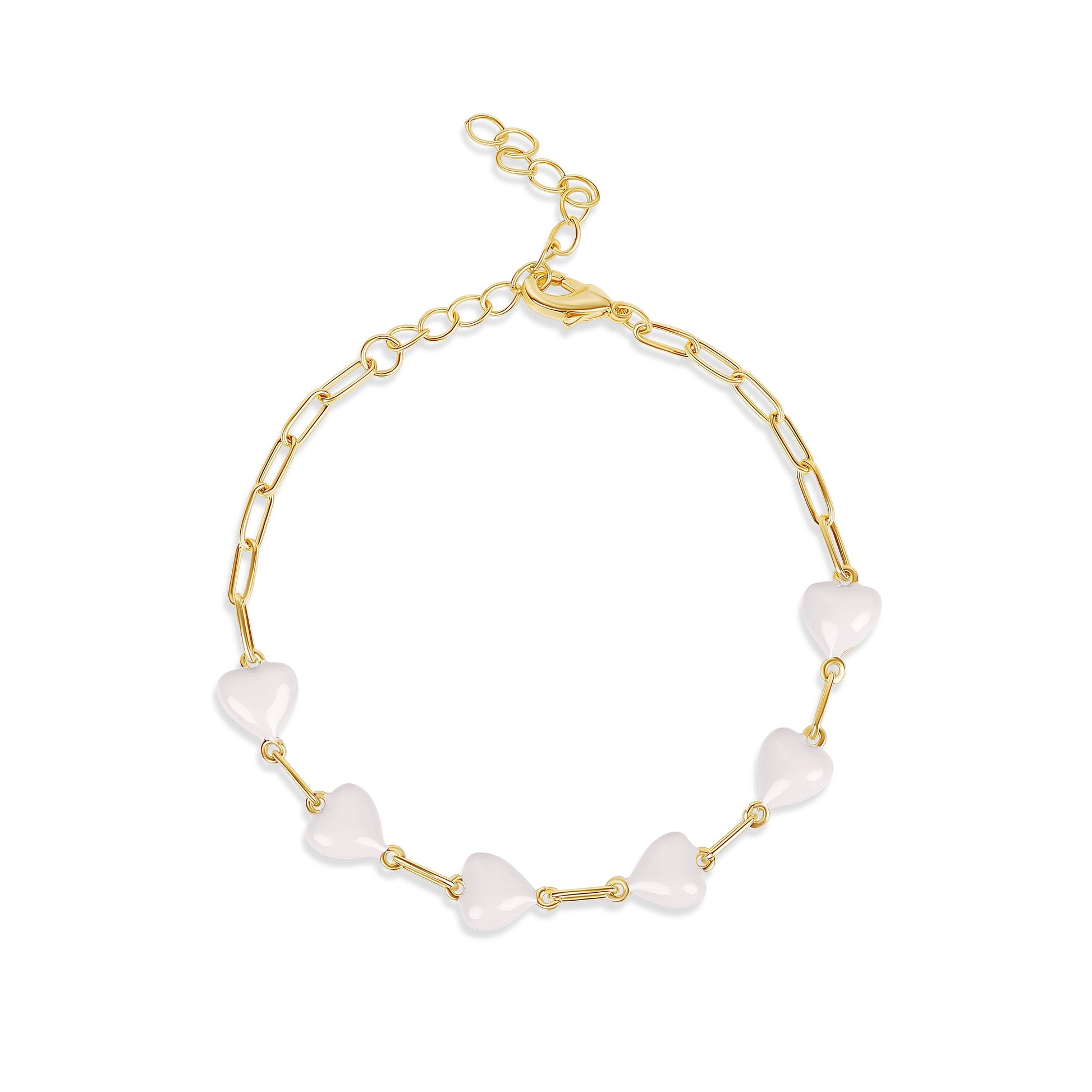 Candy Heart Link Bracelet