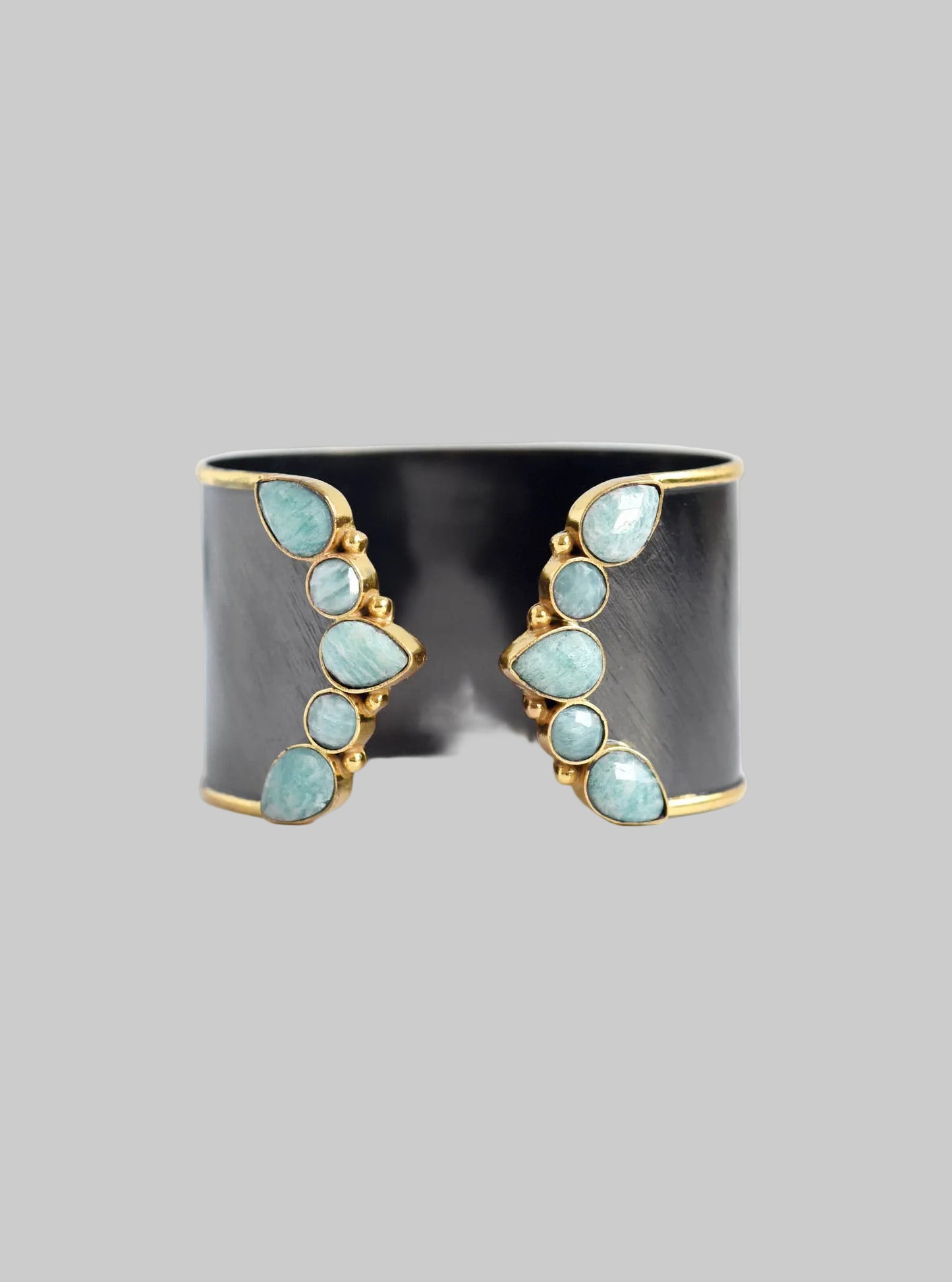 Hand Crafted Gemstone Cuff bangle