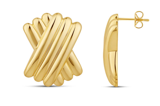 Criss Cross Earrings  Susan Blake Jewelry