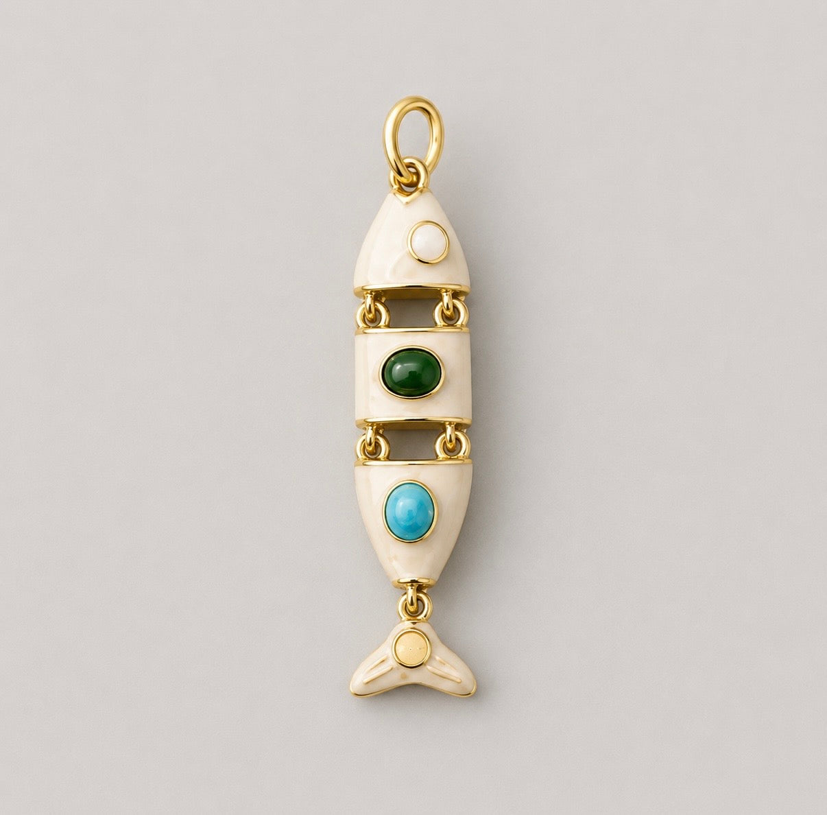 Hinged Sardine Charm