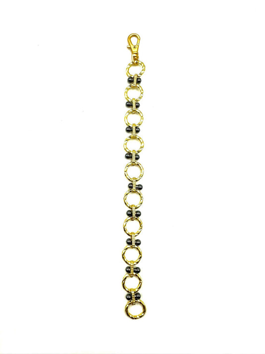 Two-Tone Hardware Bracelet