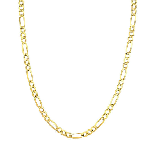 5.8mm Light Concave Figaro Chain 30in - Susan Blake Jewelry