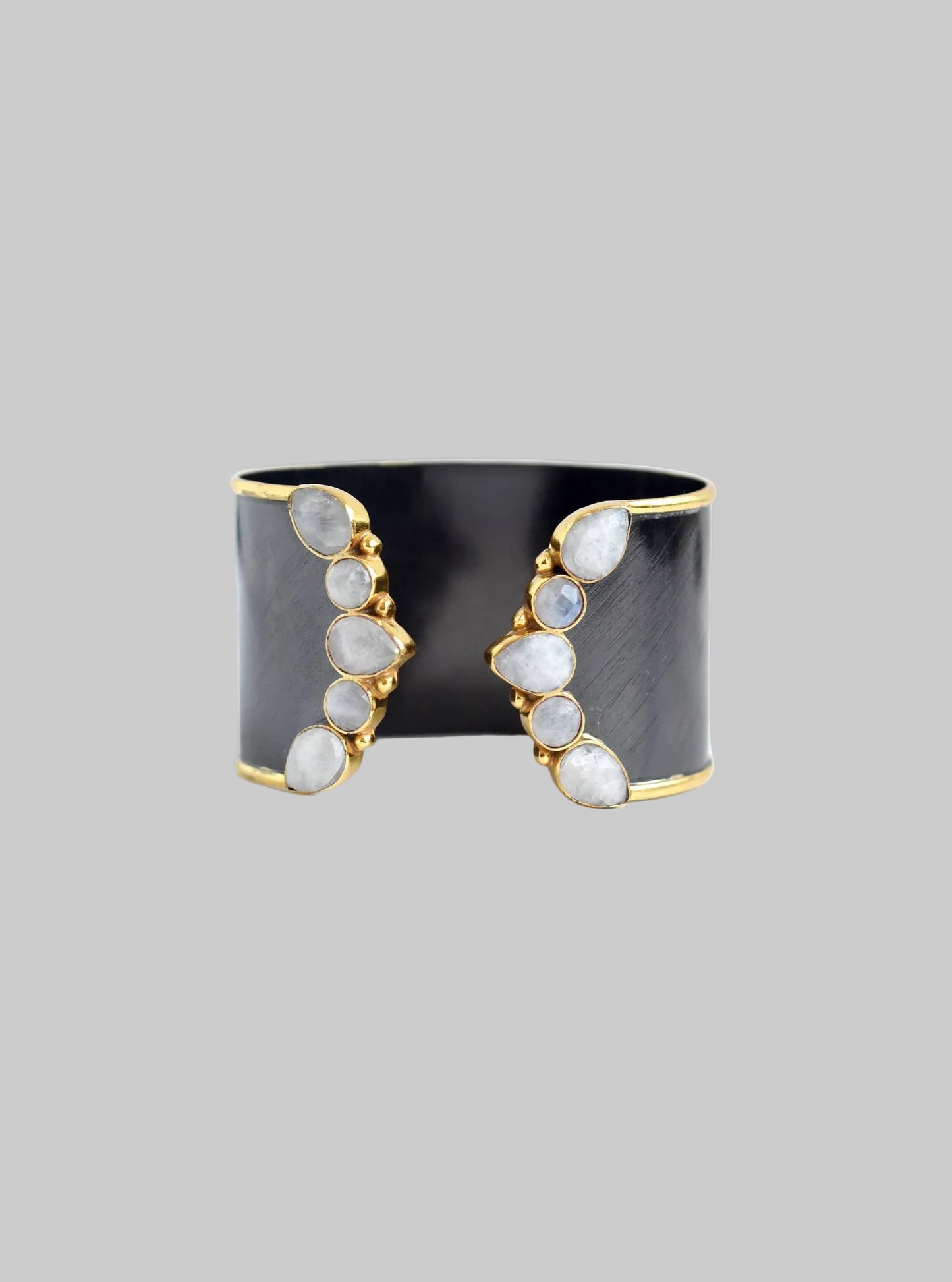 Hand Crafted Gemstone Cuff bangle