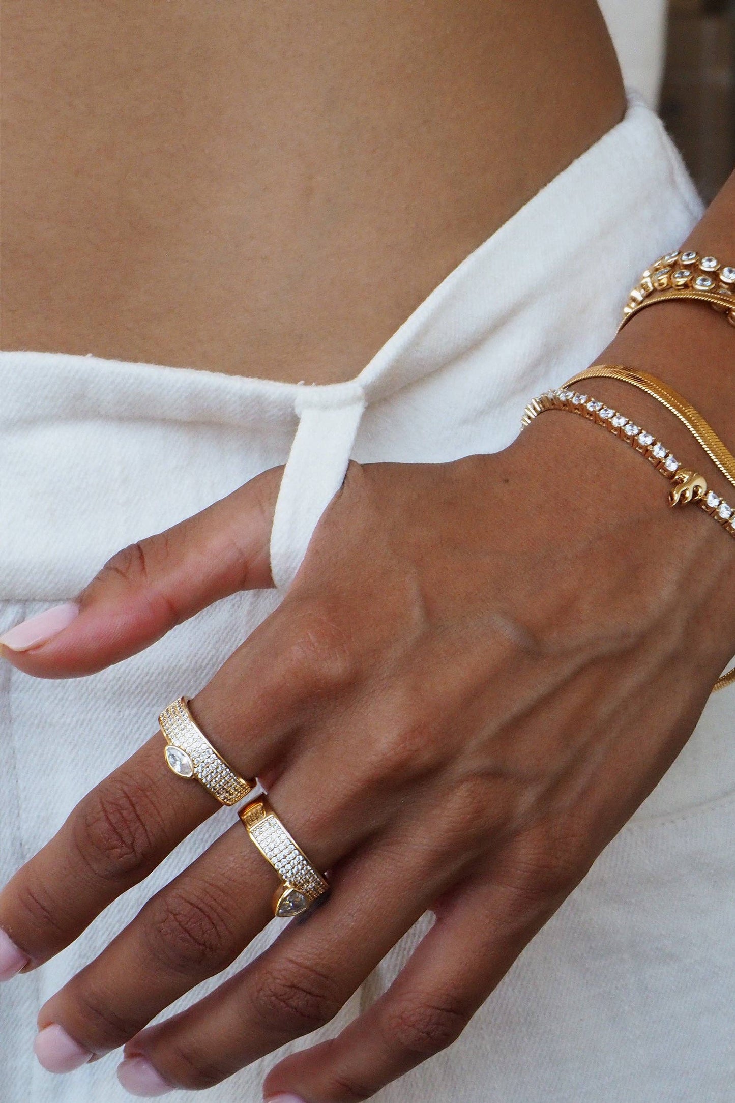 Wcz Pave Marquise Cigar Ring  Susan Blake Jewelry