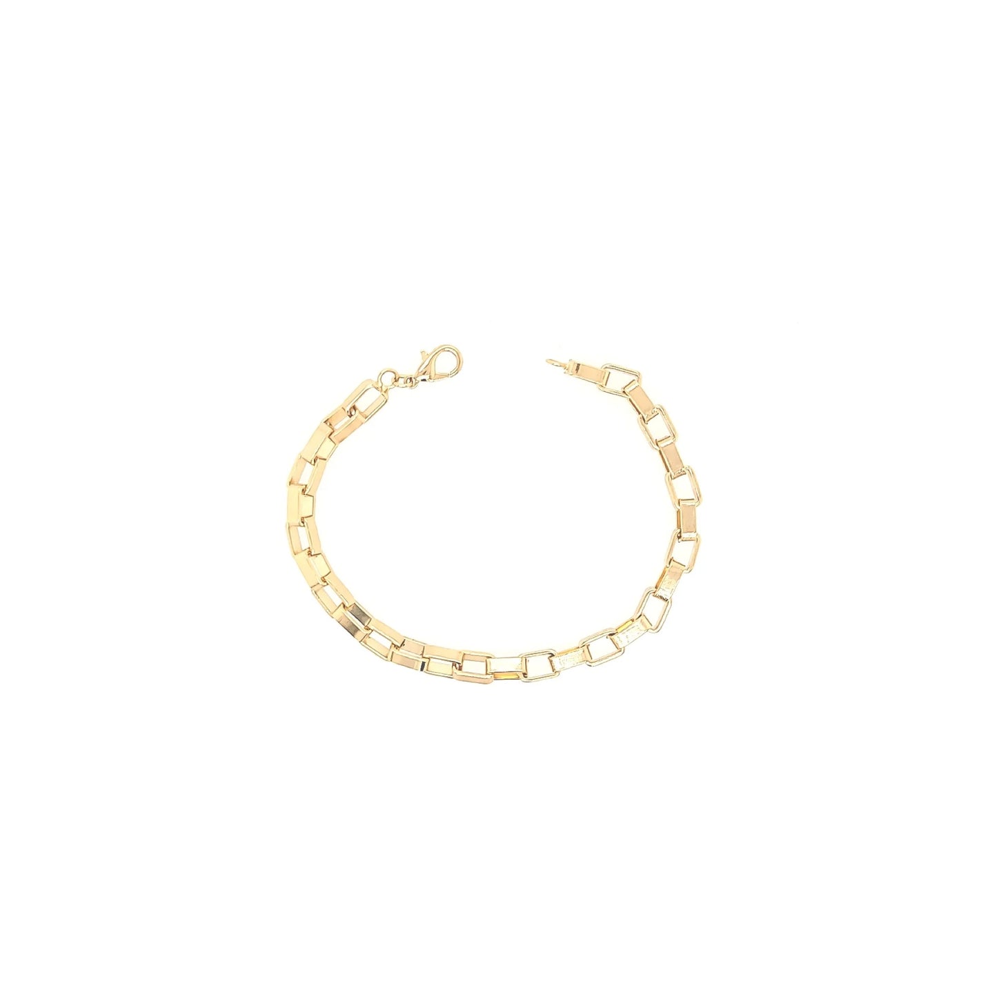 Square Paperclip Link Bracelet