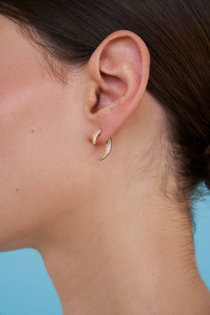 Pave Tusk Ear Jacket  Susan Blake Jewelry