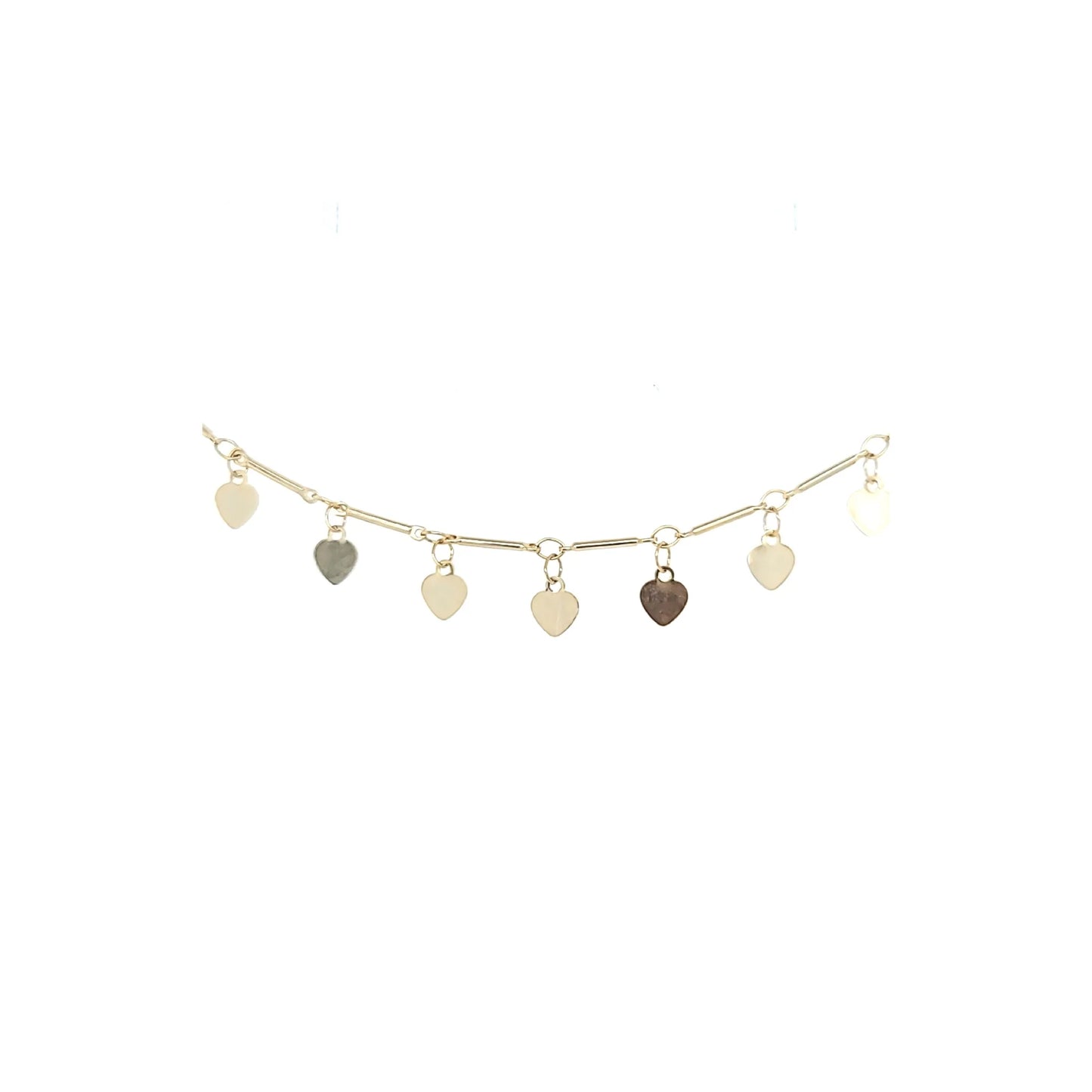 Hearts & Bars Dangle Necklace