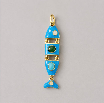 Hinged Sardine Charm