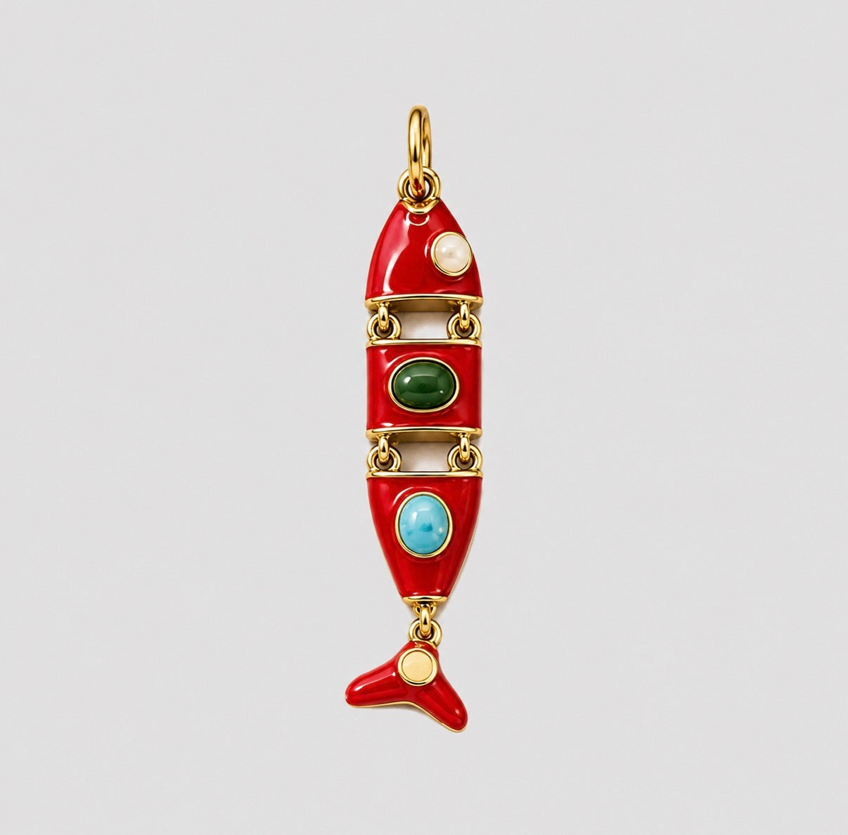 Hinged Sardine Charm