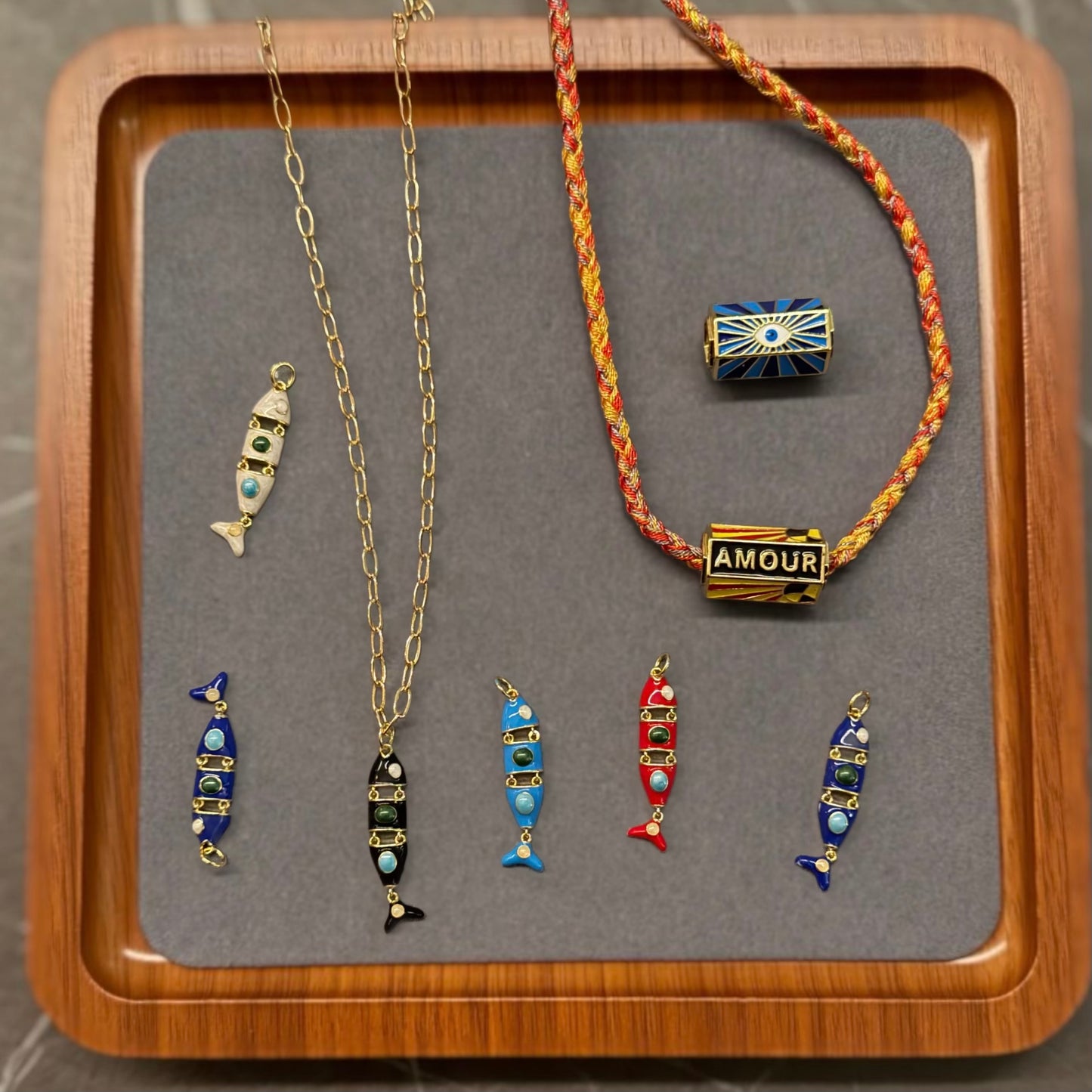 Hinged Sardine Charm