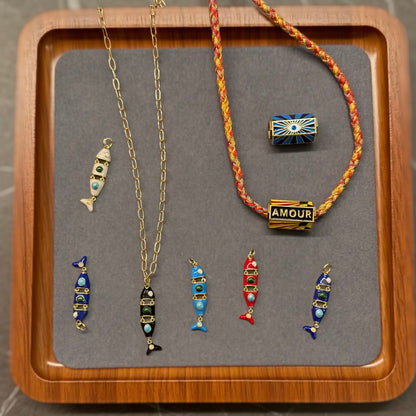 Hinged Sardine Charm