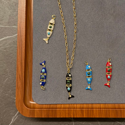 Hinged Sardine Charm