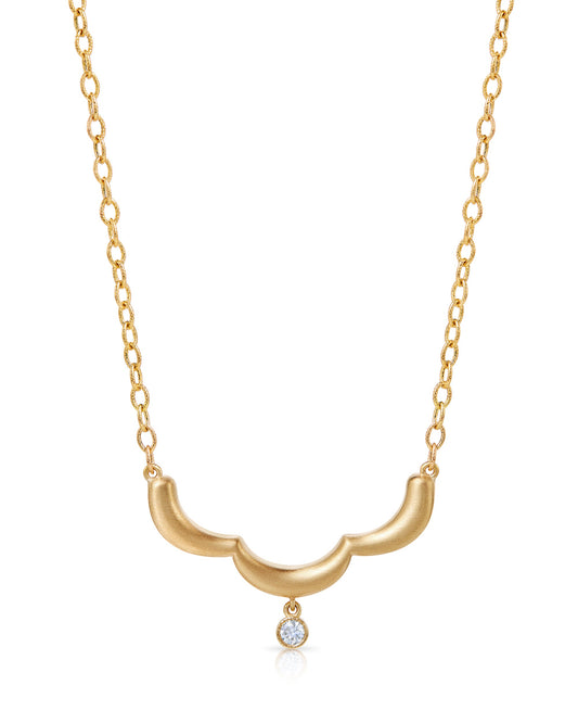 14K Gold Midi Floret Necklace
