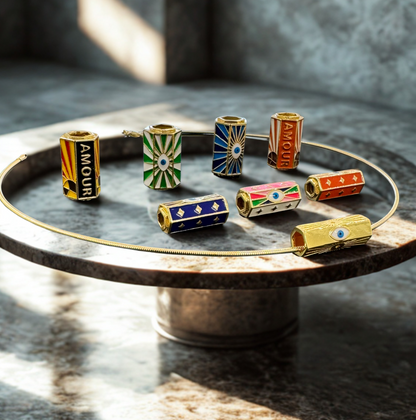 Amulet Capsule Charms, alternate view 2