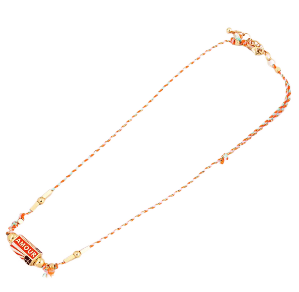 Amulet Capsule Cord Necklace, alternate view 6