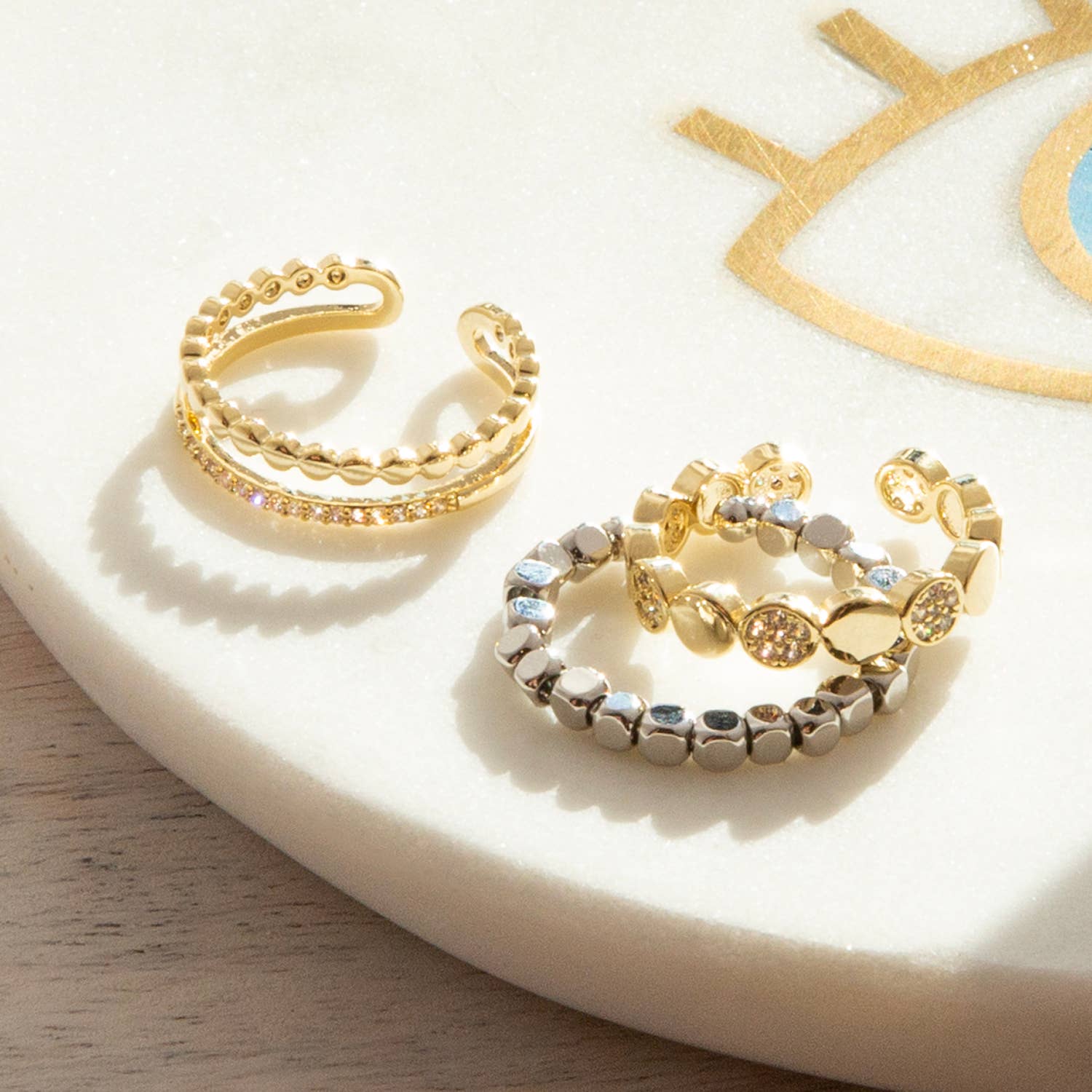 Adjustable double band ring  Susan Blake Jewelry