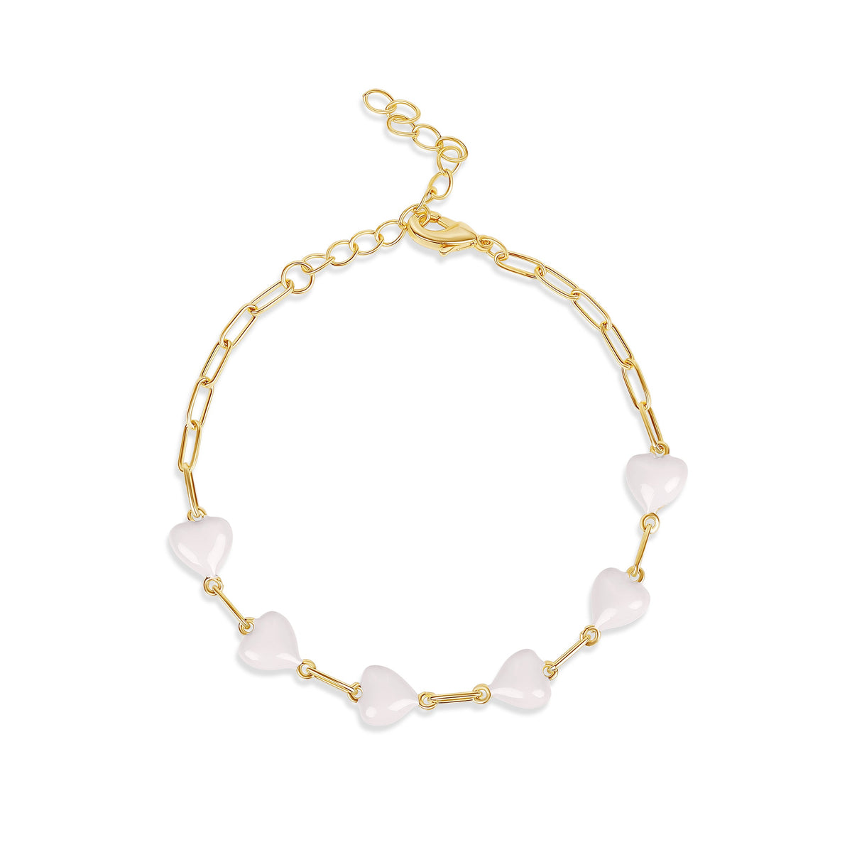 Candy Heart Link Bracelet, alternate view 2