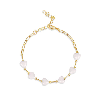 Candy Heart Link Bracelet, alternate view 2