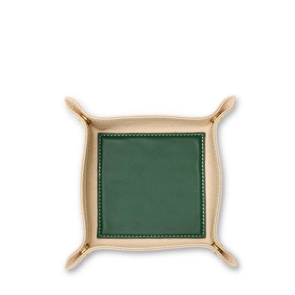 Canvas and Leather Catch All Tray (Personalizable), alternate view 5