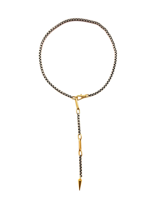 Two-Tone Dagger Lariat