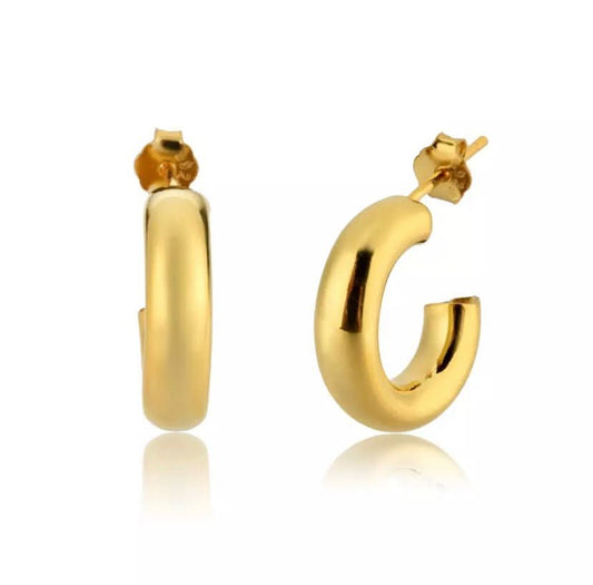 Chunky Hoops Large - Susan Blake Jewelry