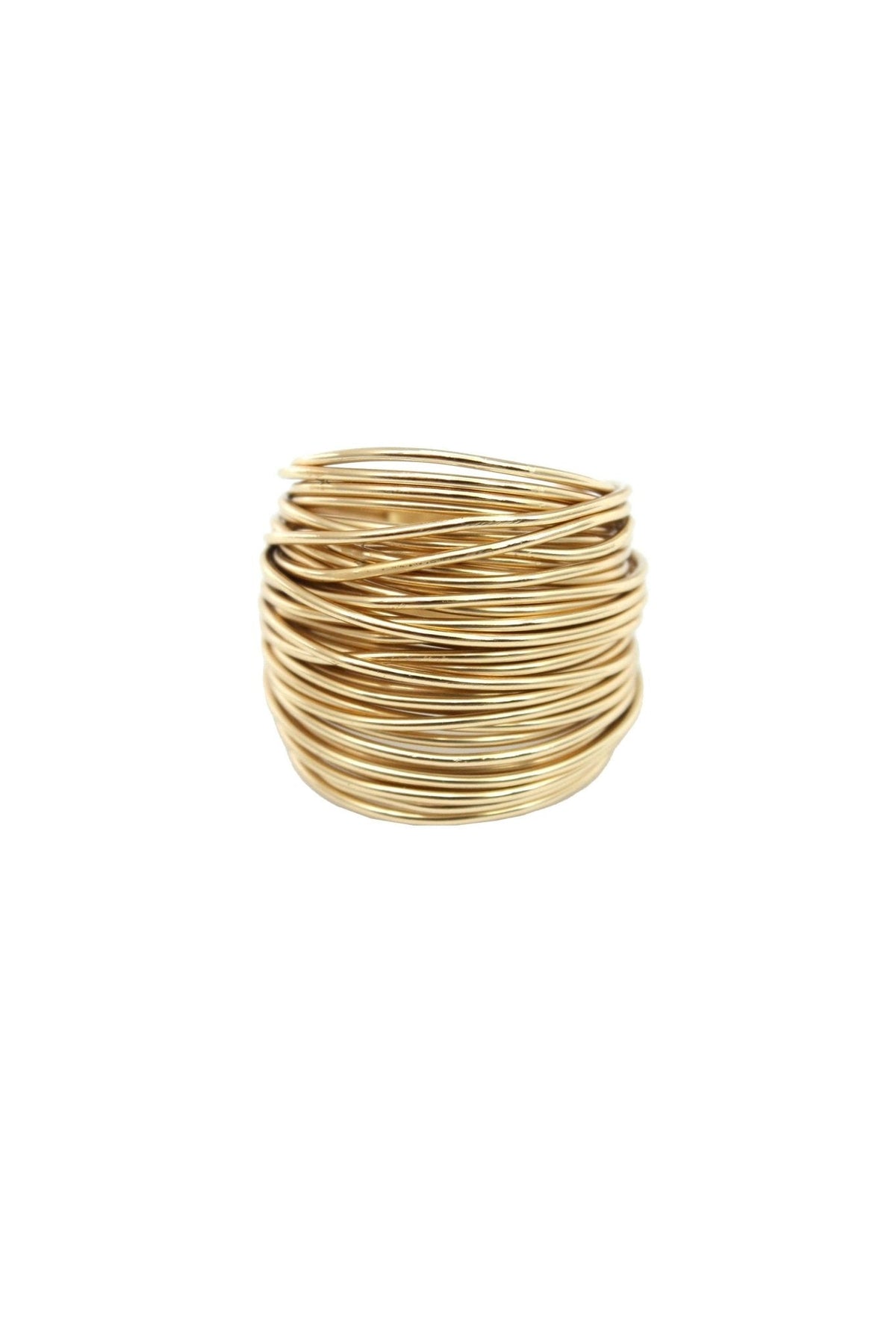 Cluster Ring - Yellow Wrap Ring