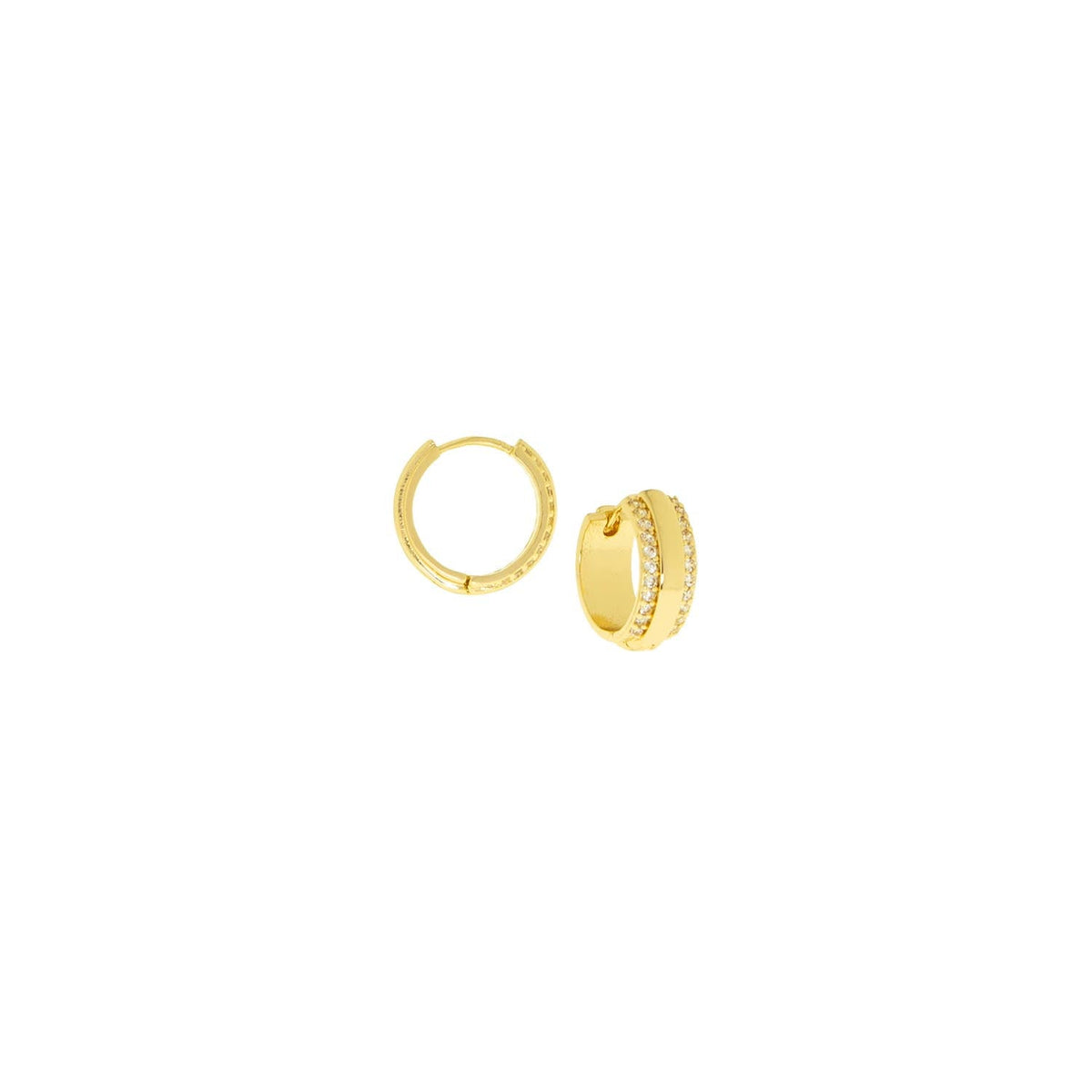 Cz lined huggie