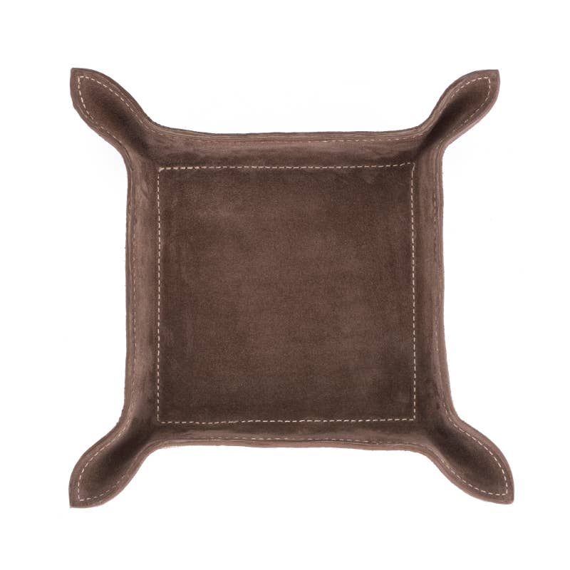 Genuine Suede Catch-All Tray (Personalizable)