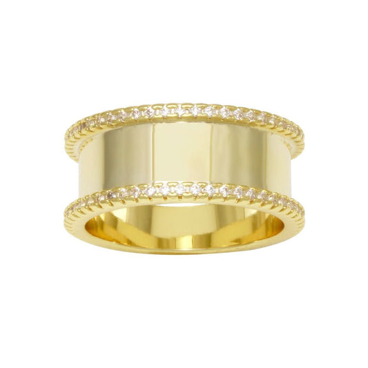 Double Pave Row Cigar Band - Susan Blake Jewelry