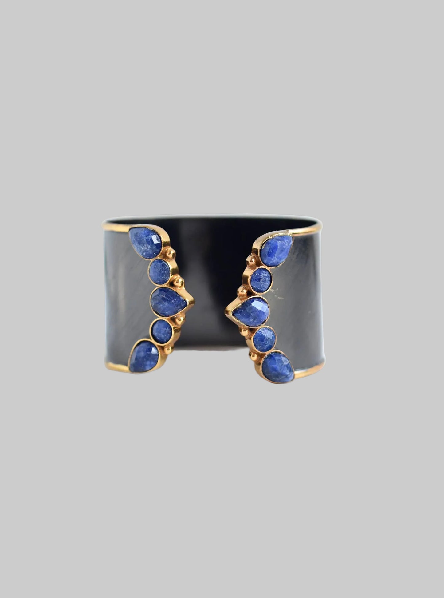 Hand Crafted Gemstone Cuff bangle